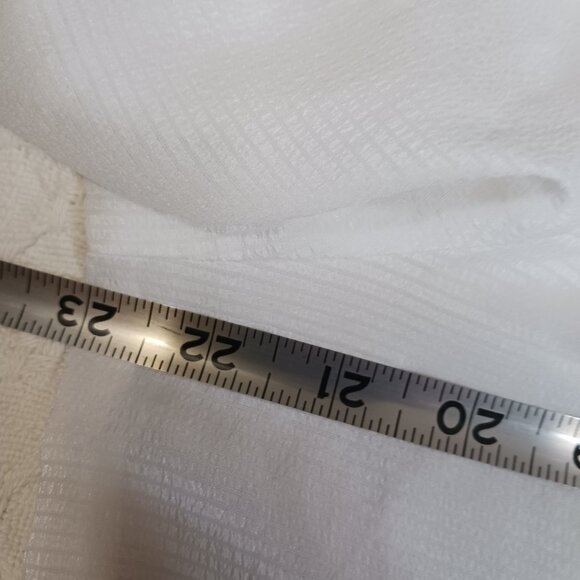 Chico Women's White Top Button Down size 1 (10 - 12) - Picture 5 of 8